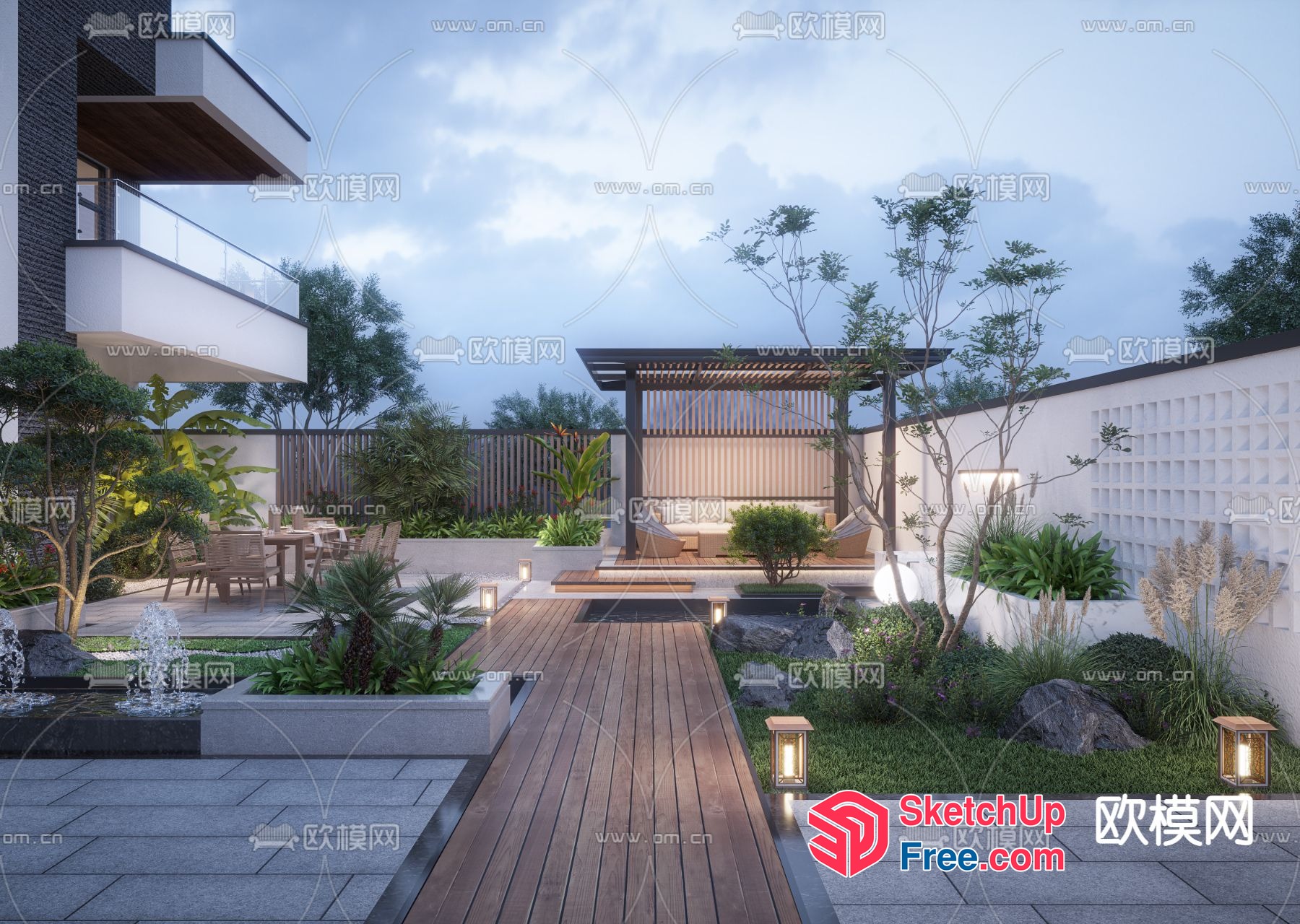 Exterior Decor 3D SketchUp File