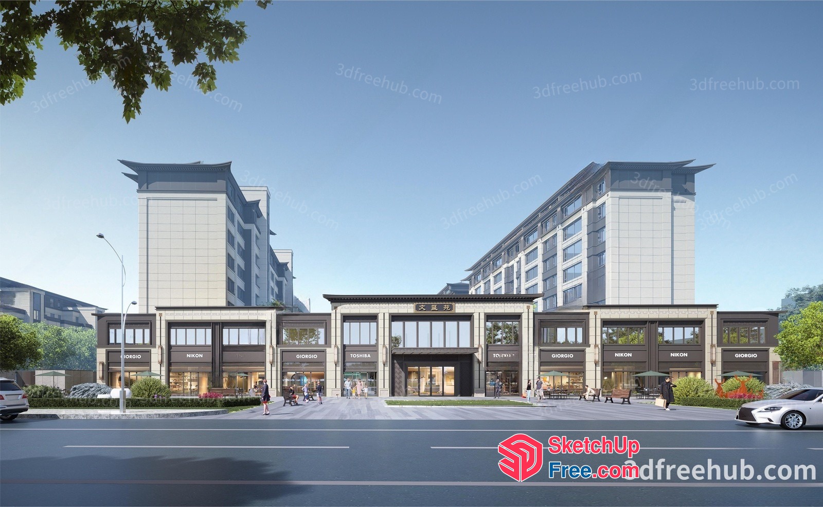Commercial Street Cladding 3D SketchUp File