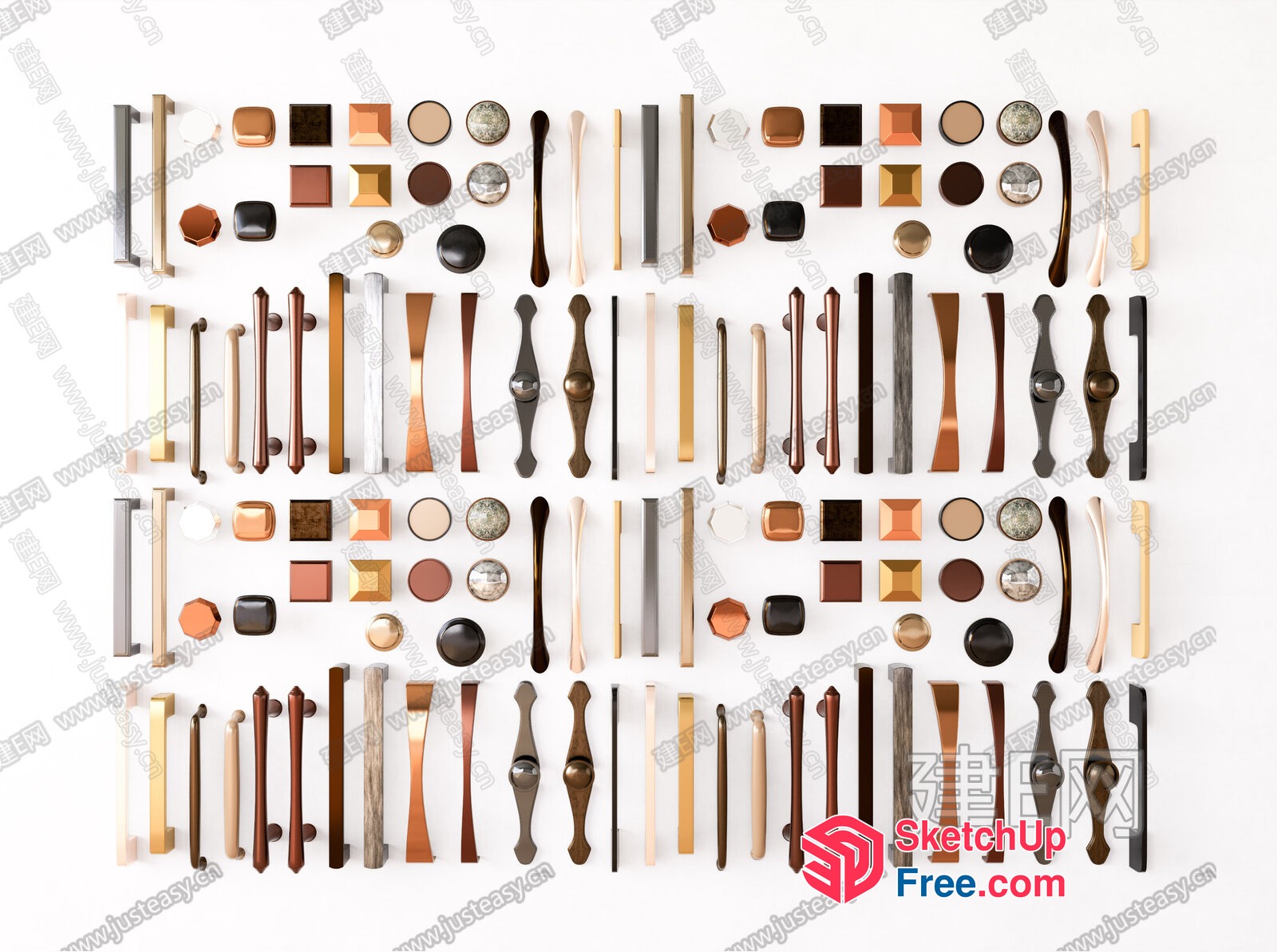 Assorted Hardware Options 3D SketchUp File