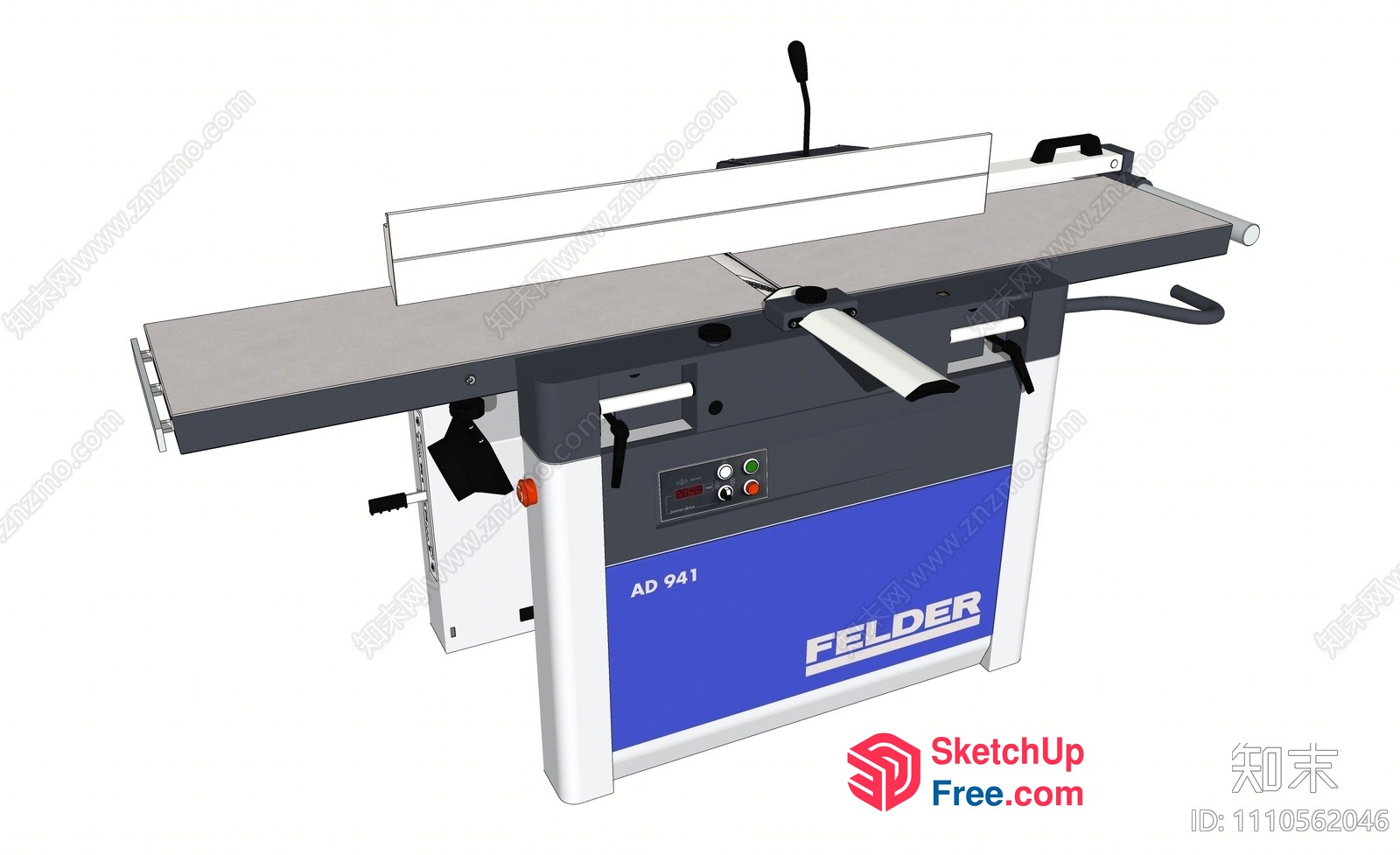 Felder Ad 941 Electric Woodworking Machine 3D SketchUp File
