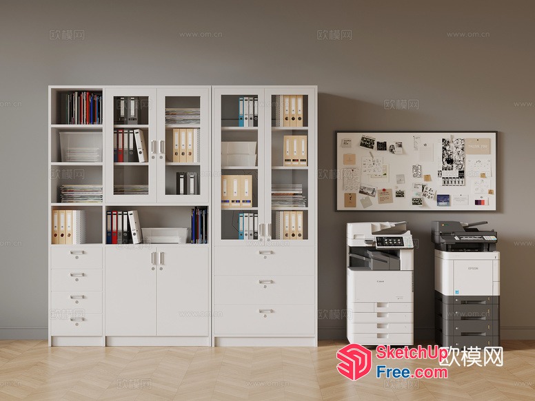 Office Furniture And Decor 3D SketchUp File