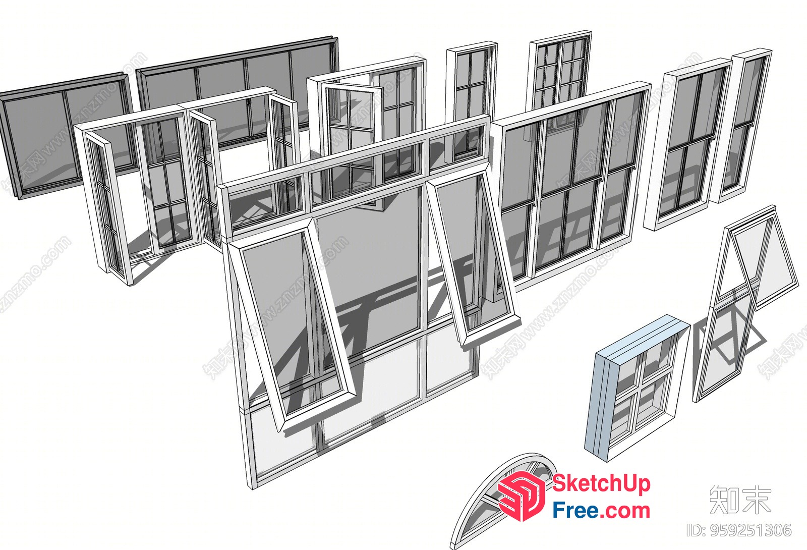 3D Window Designs 3D SketchUp File