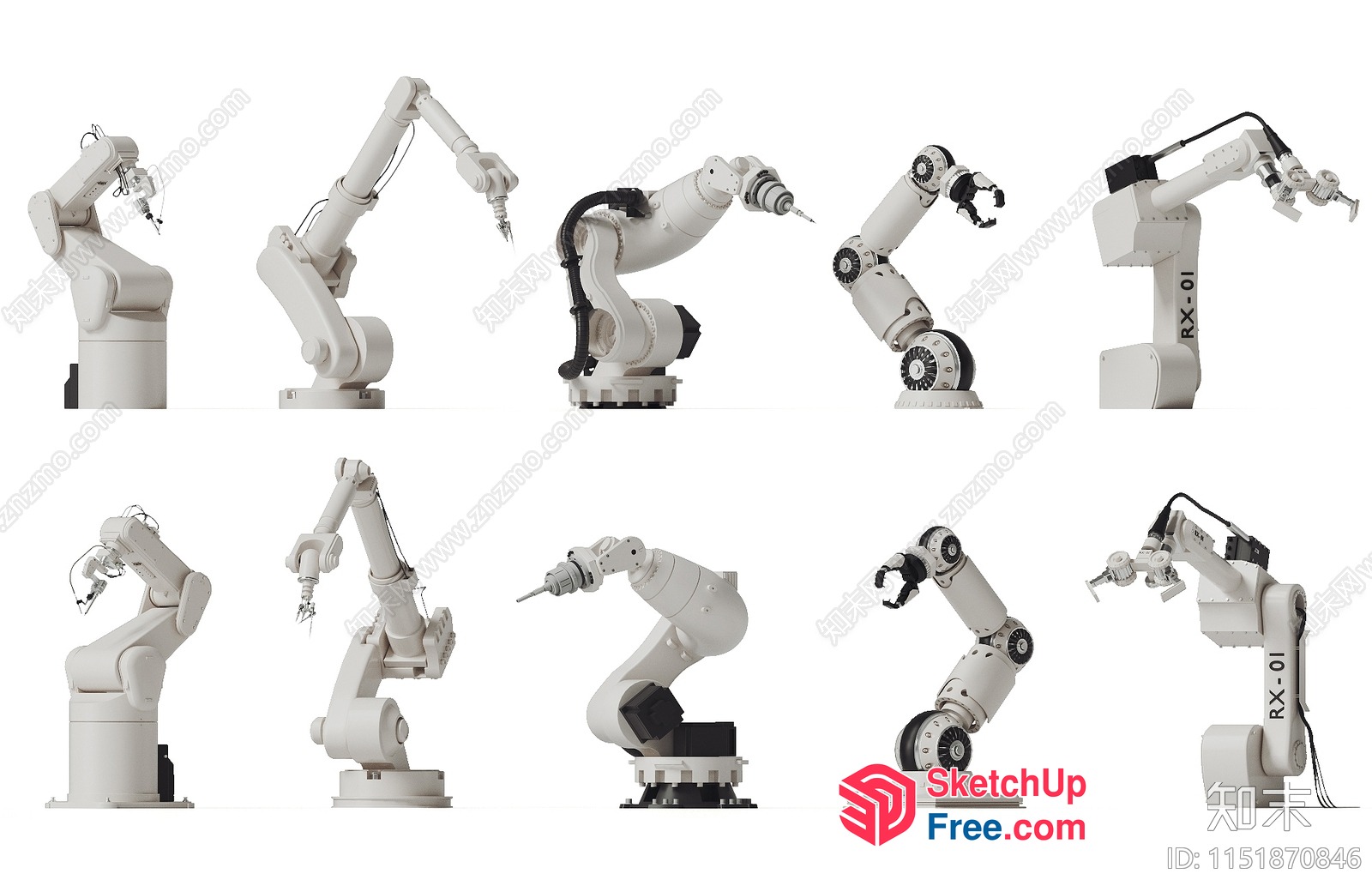 Industrial Robot Collection 3D SketchUp File
