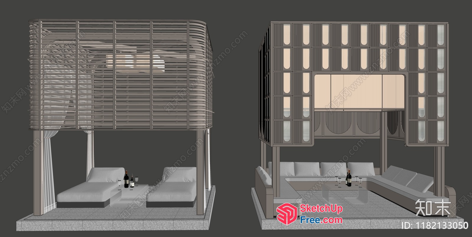 Modern Minimalist Interior Design 3D SketchUp File