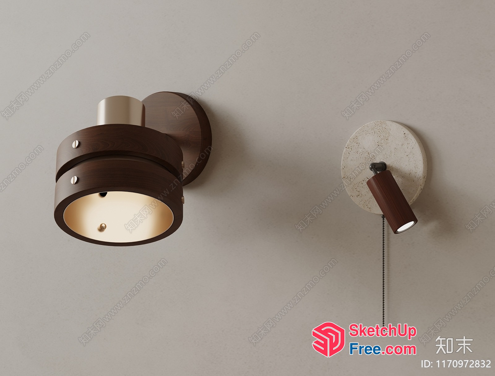 Modern Wall Lighting And Sconce 3D SketchUp File