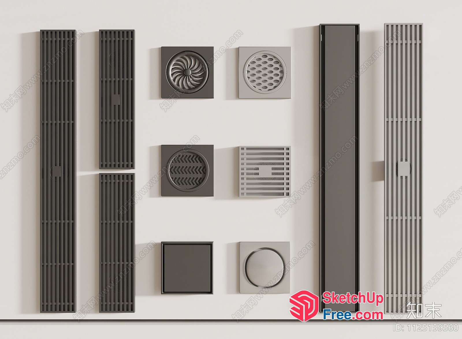Ventilation System Components 3D SketchUp File