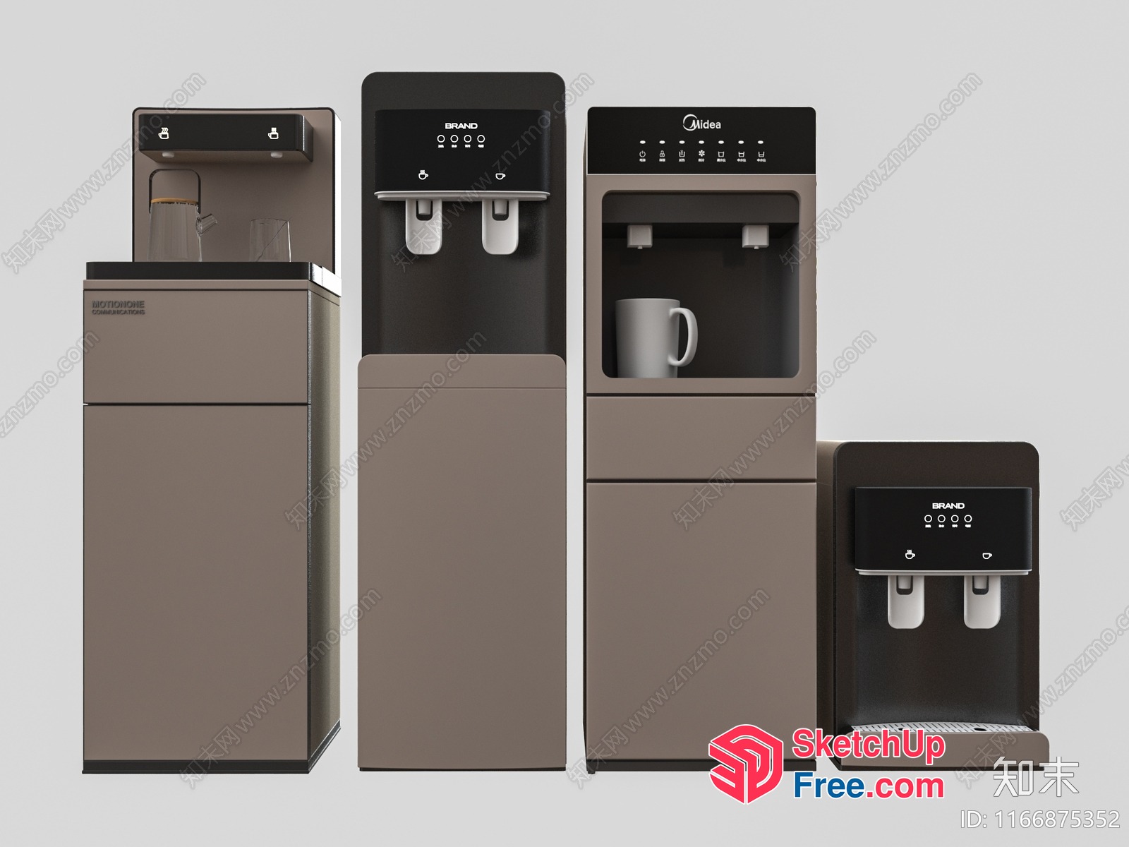 Modern Kitchen And Bathroom Appliances Set 3D SketchUp File