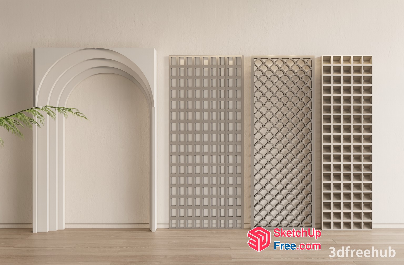 Architectural Elements Collection 3D SketchUp File