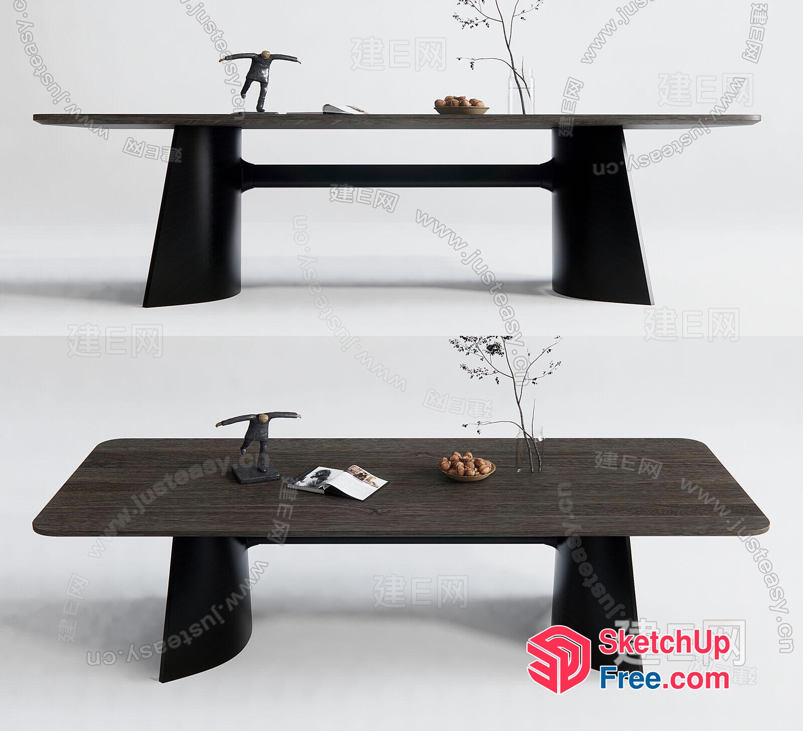 Modern Minimalist Coffee Table 3D SketchUp File
