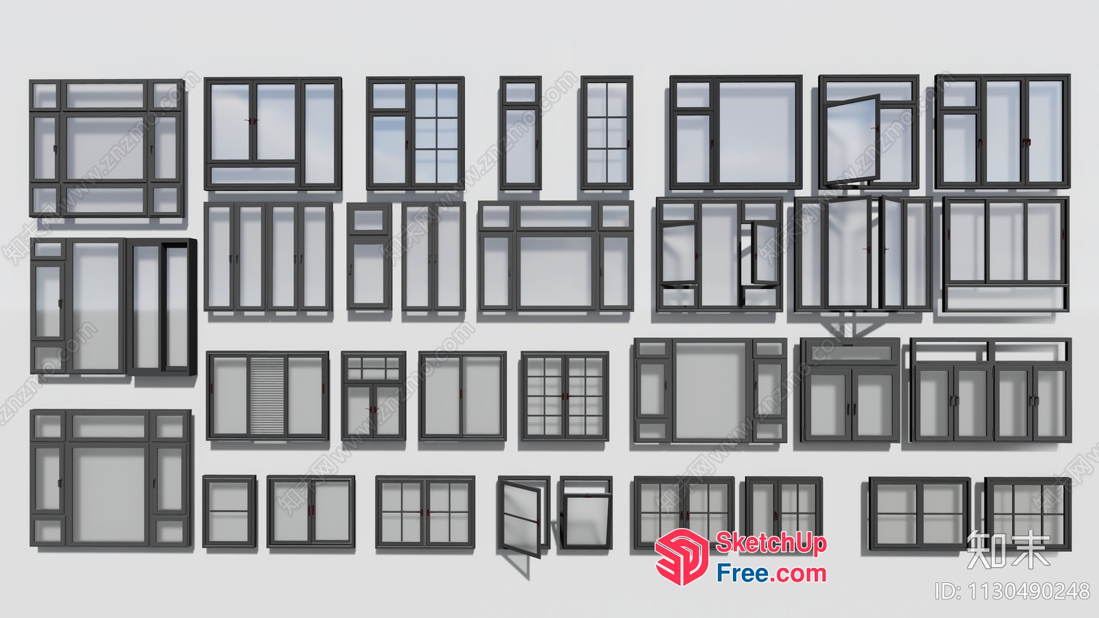 Windows And Doors Collection 3D SketchUp File