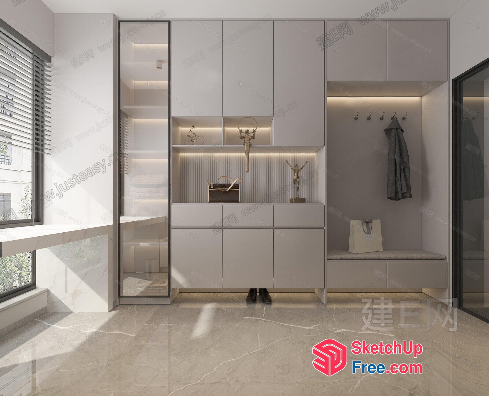 Minimalist Modern Interior Design 3D SketchUp File