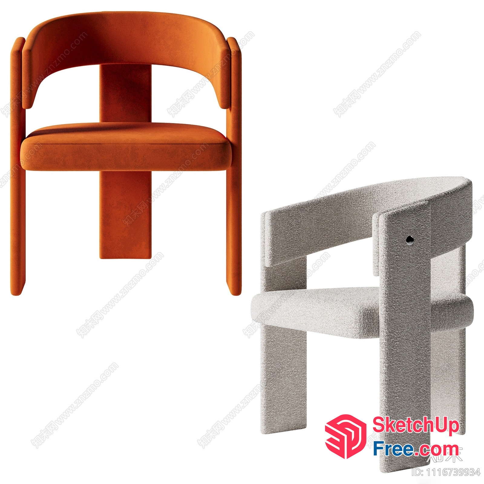 Minimalist Furniture Set 3D SketchUp File