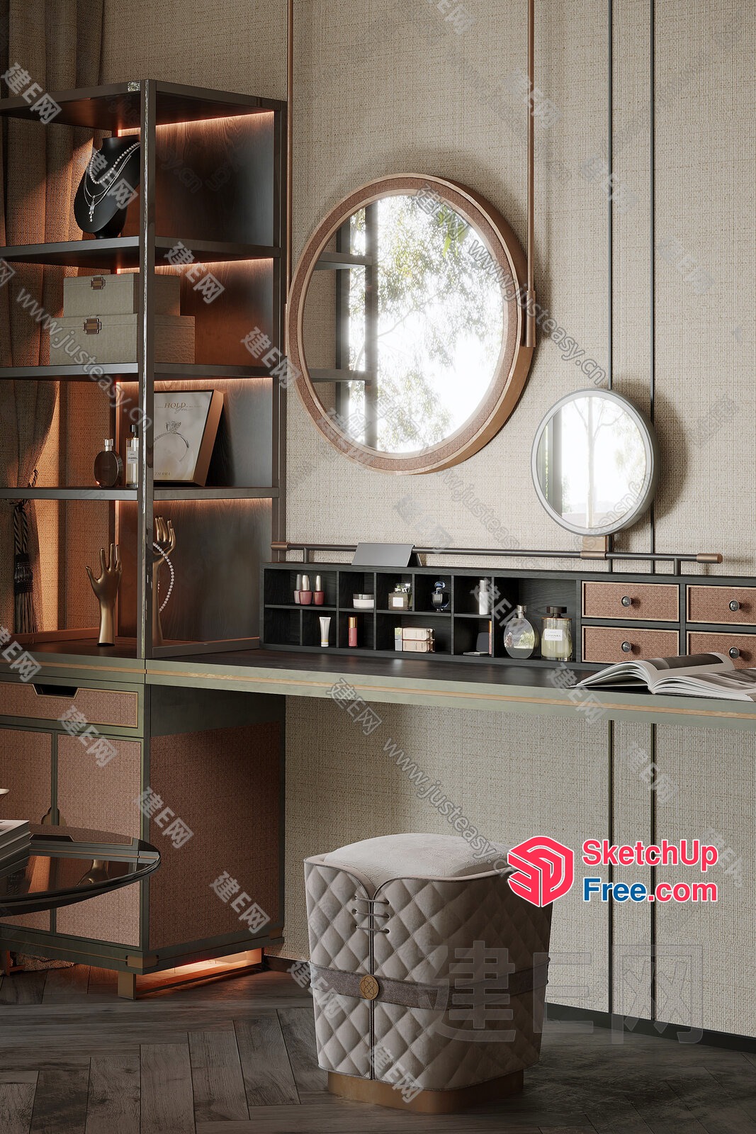 Modern Minimalist Japanese Style Interior Design 3D SketchUp File