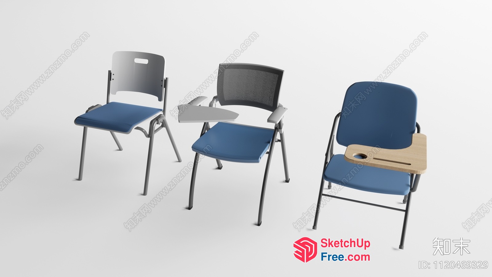 Modern Minimalist Chairs For Contemporary Spaces 3D SketchUp File