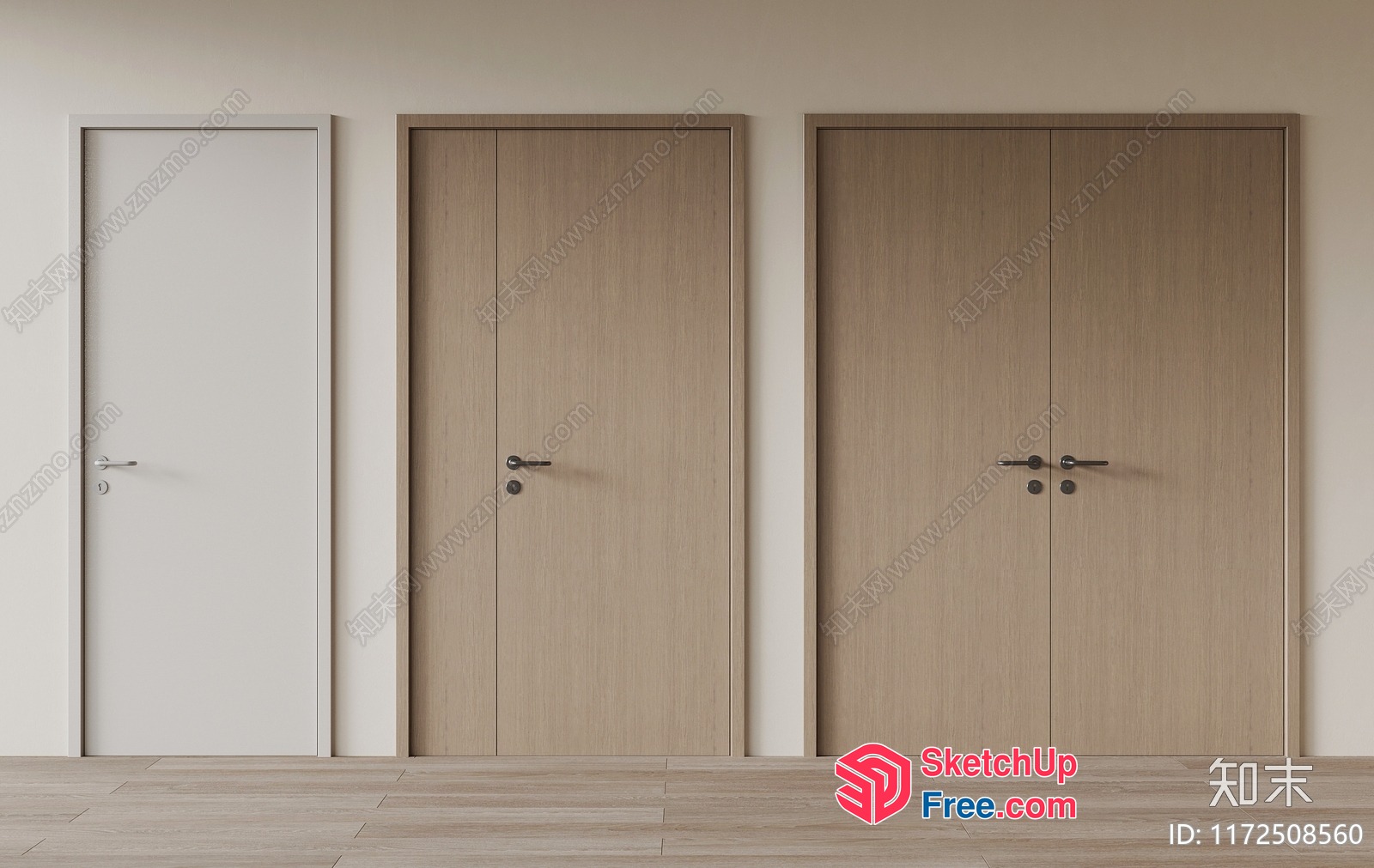 Interior Doors And Windows 3D SketchUp File