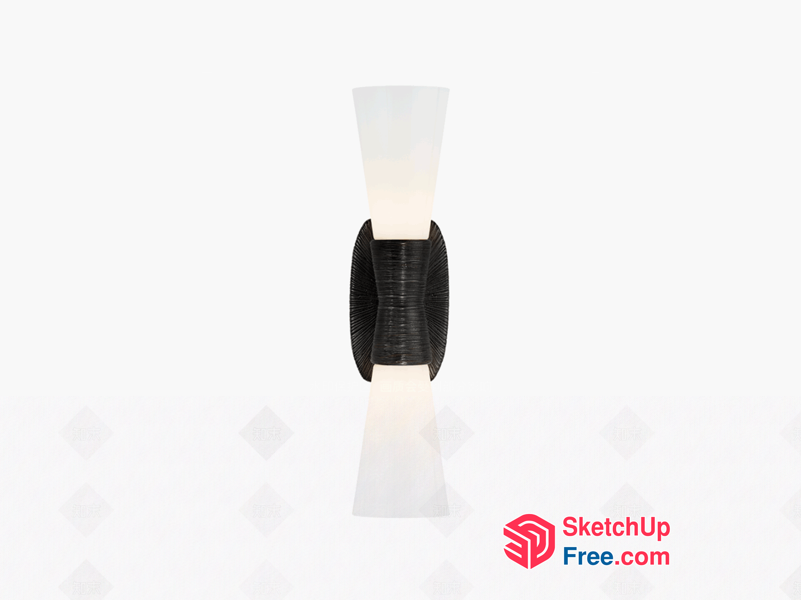 Modern Minimalist Wall Sconce Design 3D SketchUp File