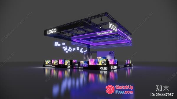 Oled Display Showroom 3D SketchUp File