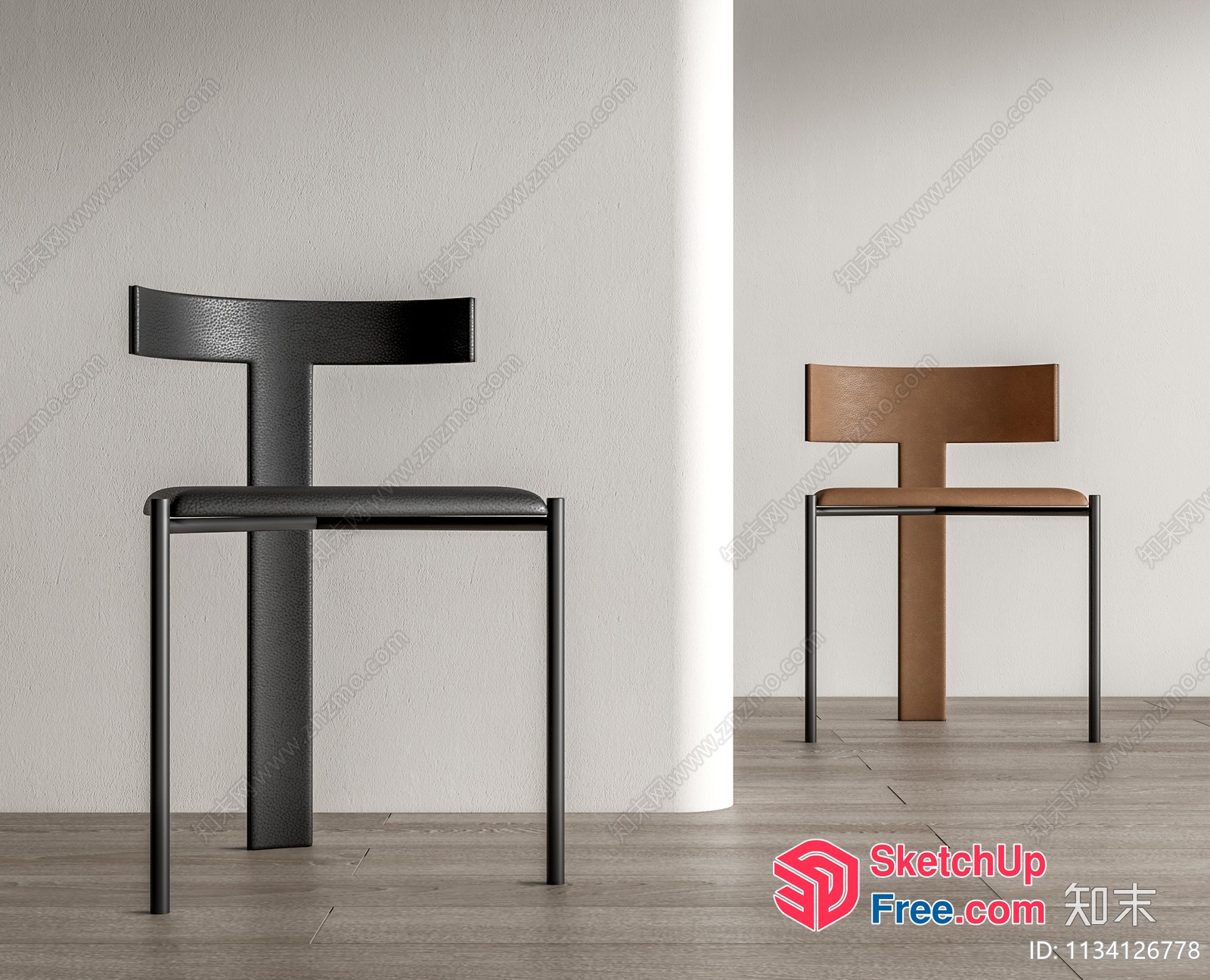 Minimalist Interior Chairs 3D SketchUp File