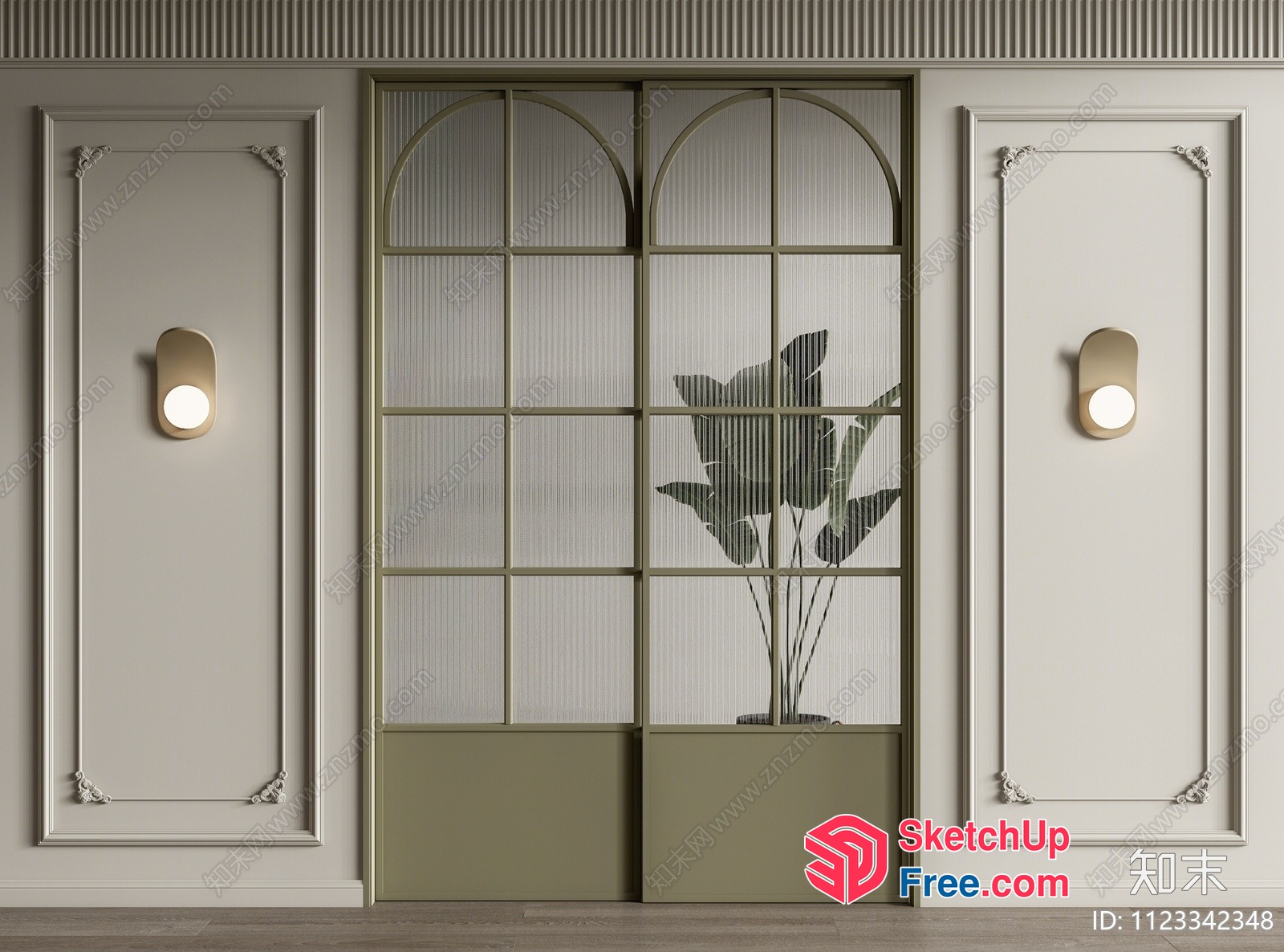 Elegant And Sophisticated Door And Window Design 3D SketchUp File
