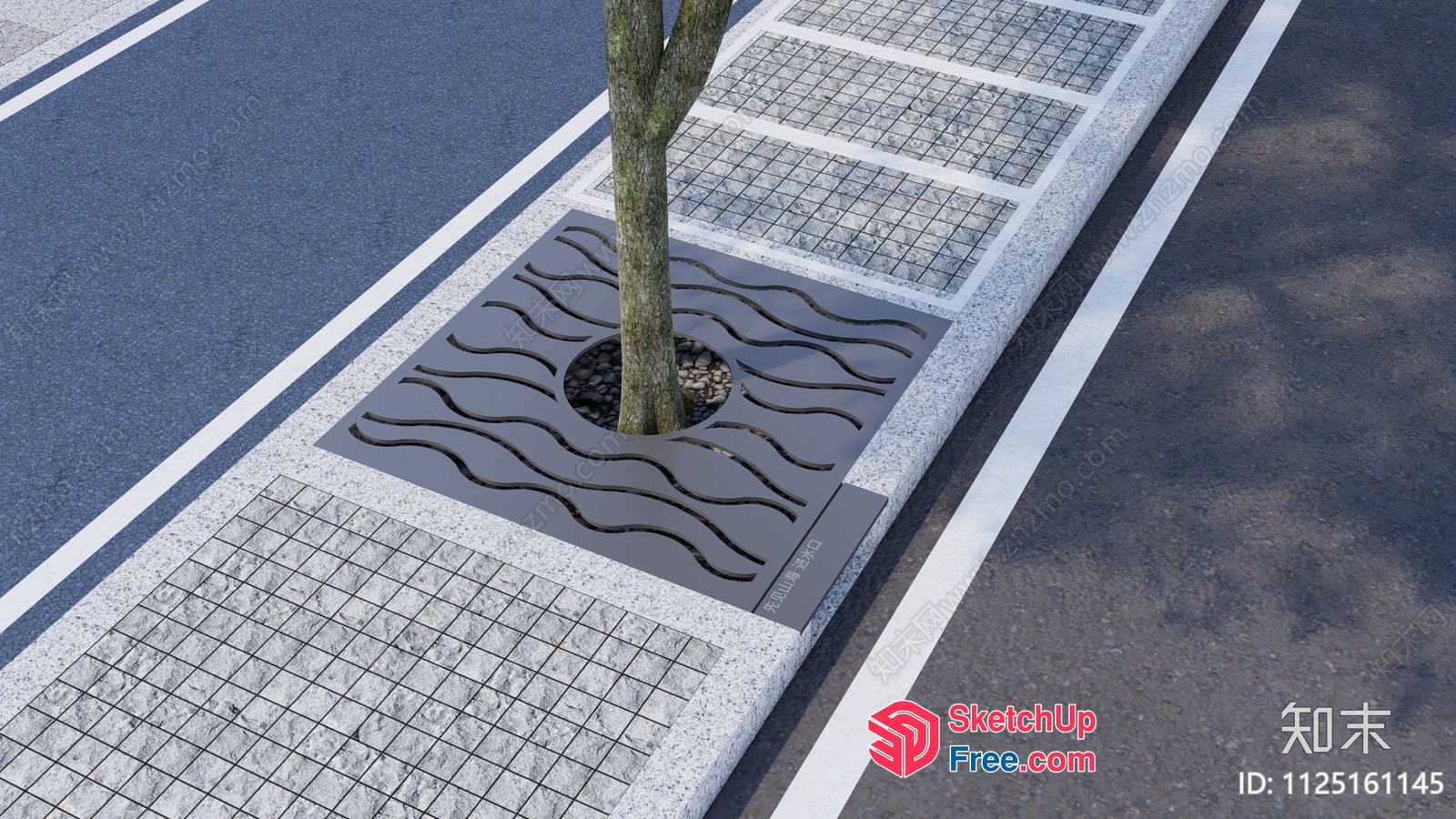 Tree Trunk Protective Decorative Covering 3D SketchUp File