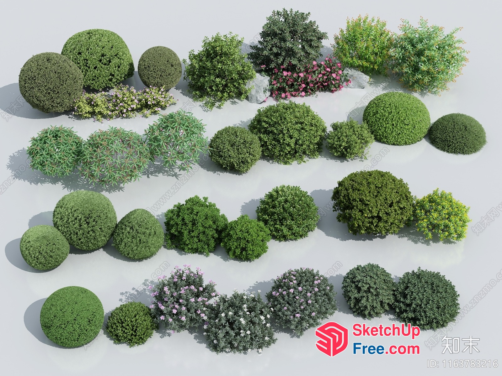 Greenery Decorations 3D SketchUp File