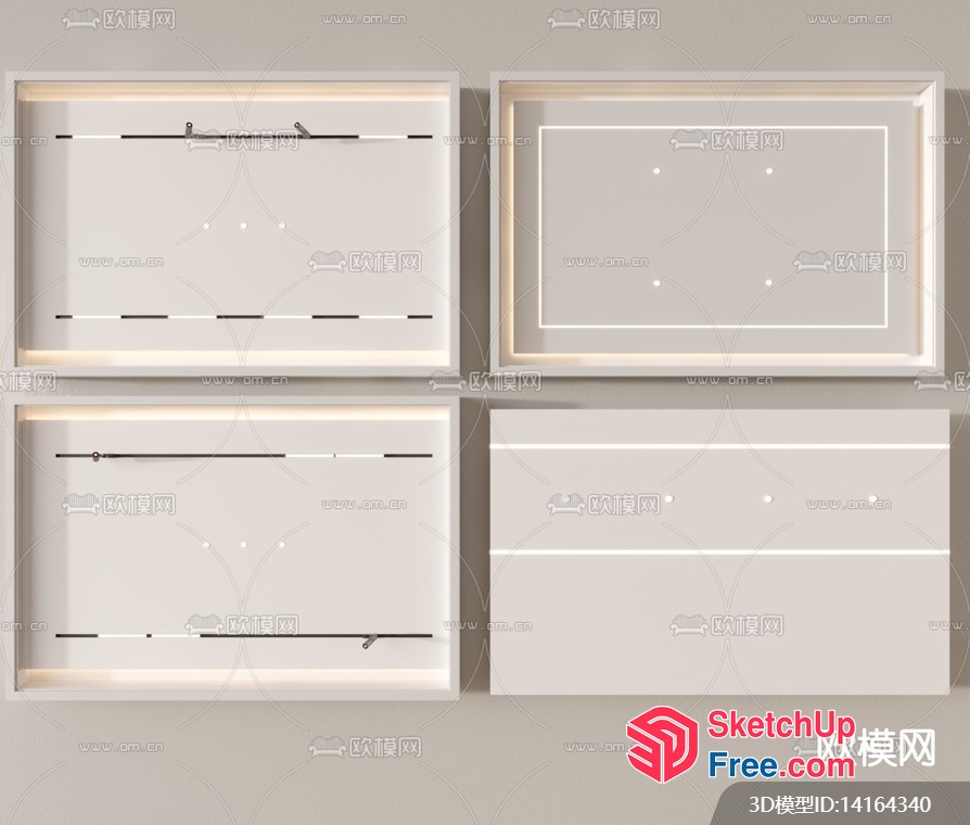 Modern Minimalist Interior Design 3D SketchUp File