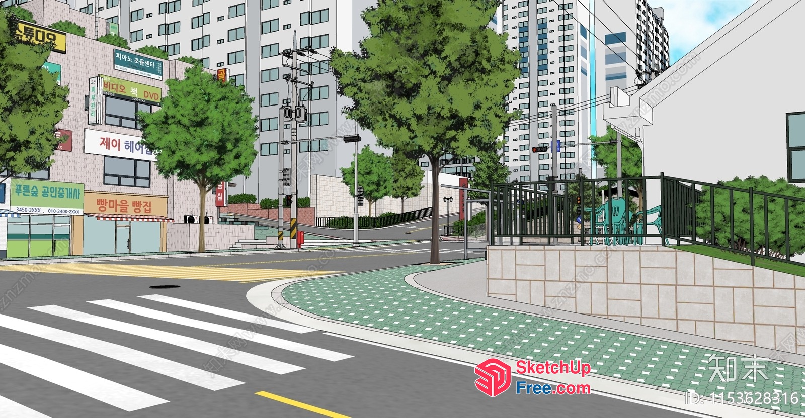 Commercial Street Cladding 3D SketchUp File