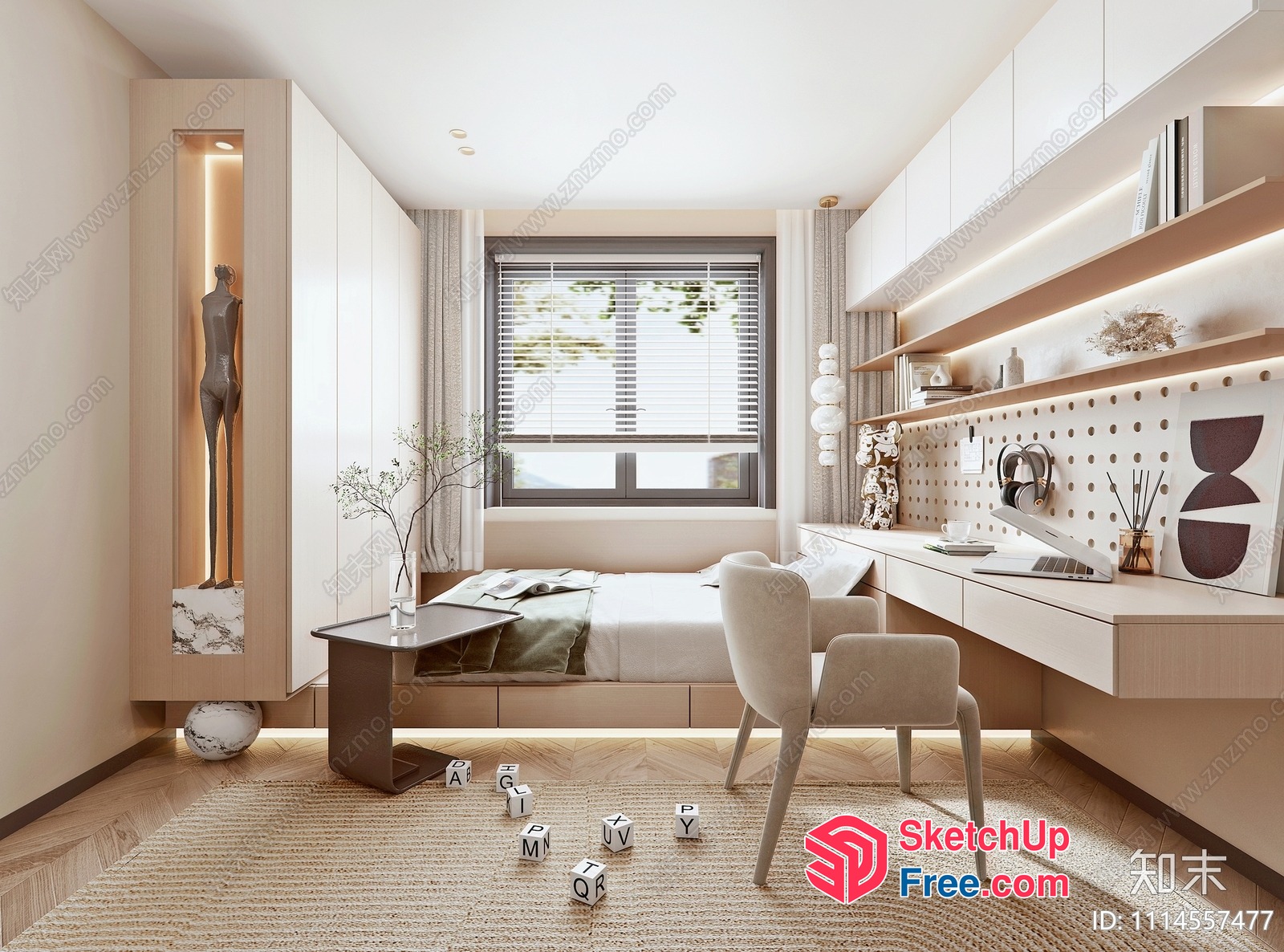Minimalist Modern Interior Design 3D SketchUp File