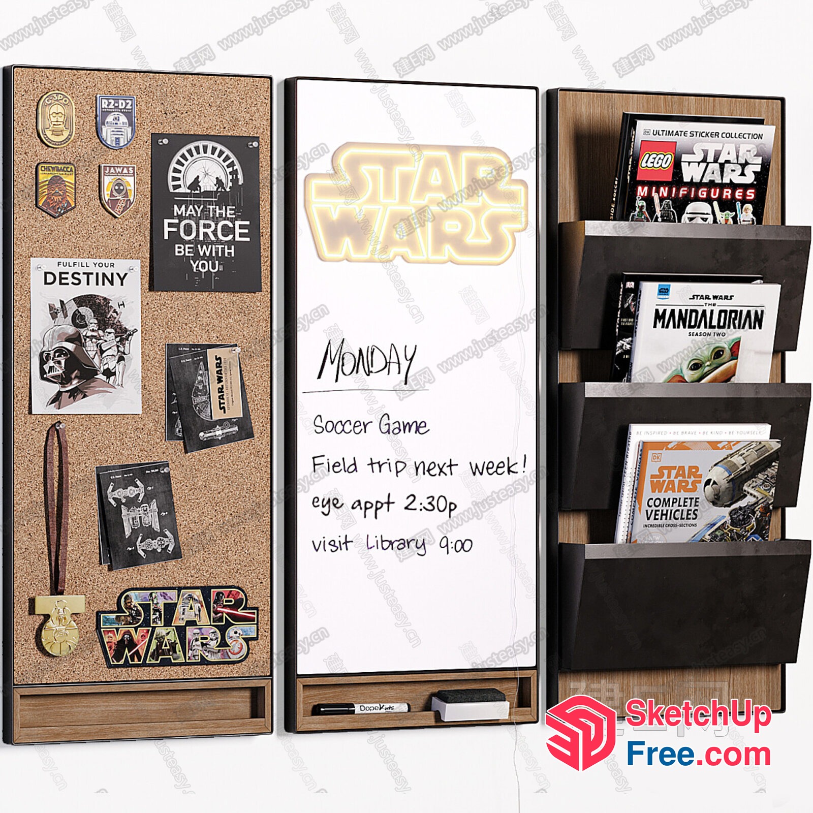 Star Wars Decor Collection 3D SketchUp File
