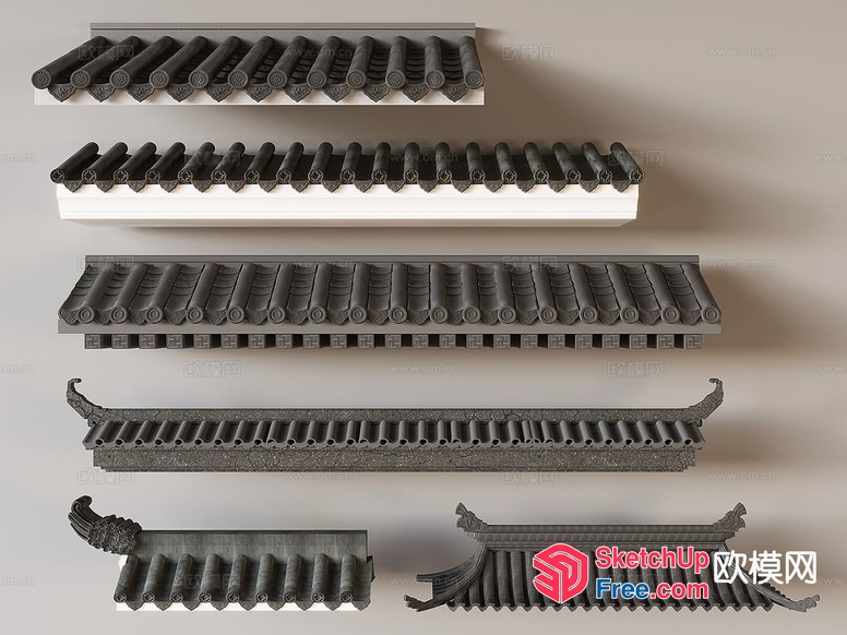 Roof Synthesis Details 3D SketchUp File