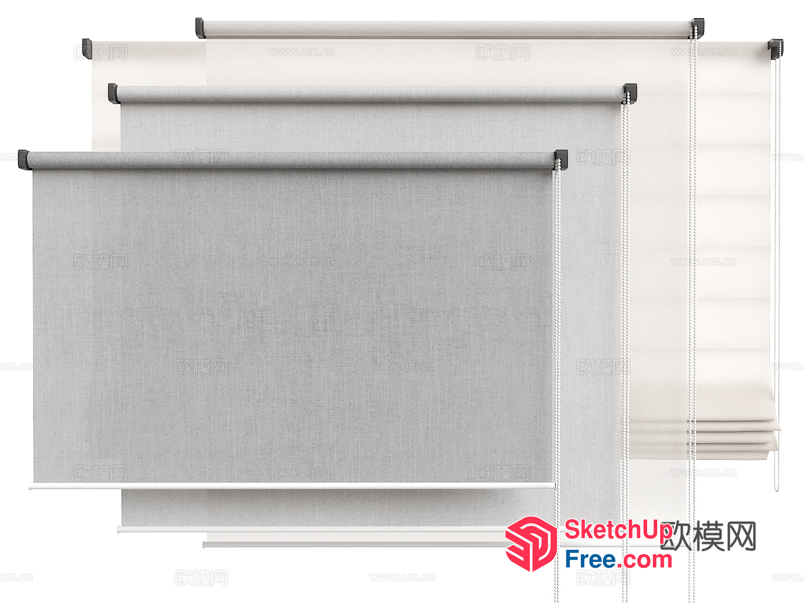 Elegant Window Treatment Designs 3D SketchUp File