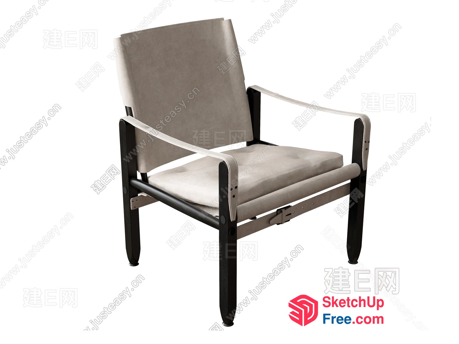 Modern Minimalist Armchair 3D SketchUp File
