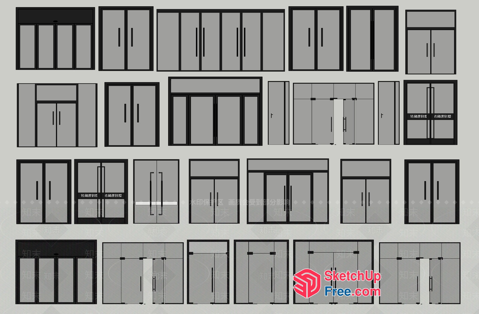 Door And Windows 3D SketchUp File