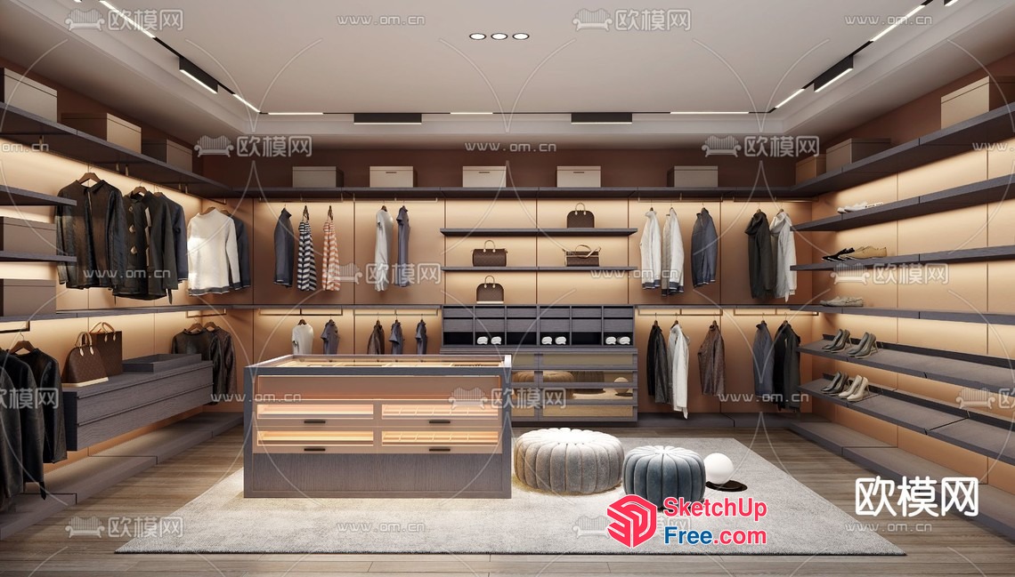 Fashionable And Modern Interior Design 3D SketchUp File
