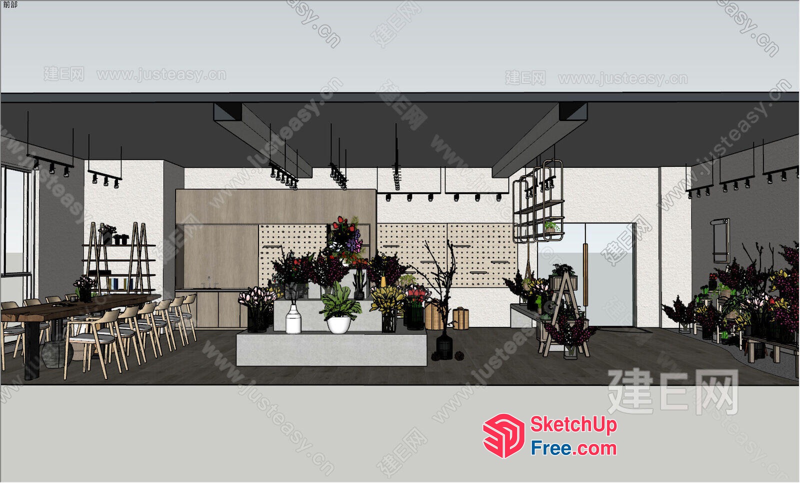 Modern Minimalist Interior Design 3D SketchUp File
