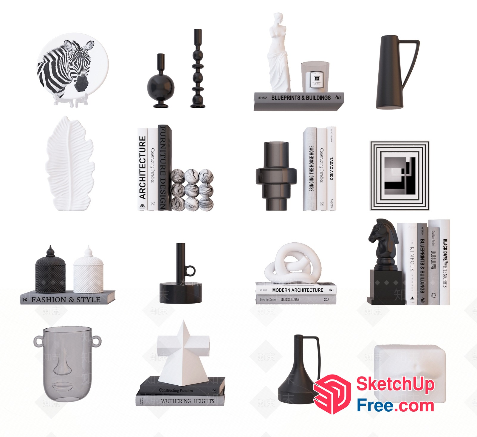 Elegant Modern Interior Decor 3D SketchUp File