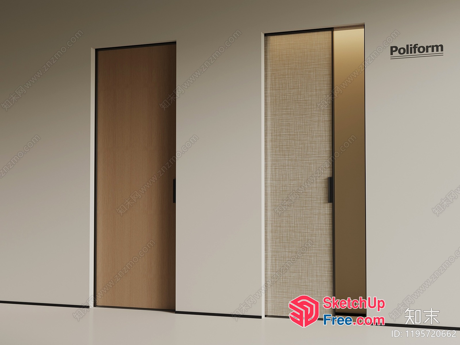 Poliform Doors 3D SketchUp File