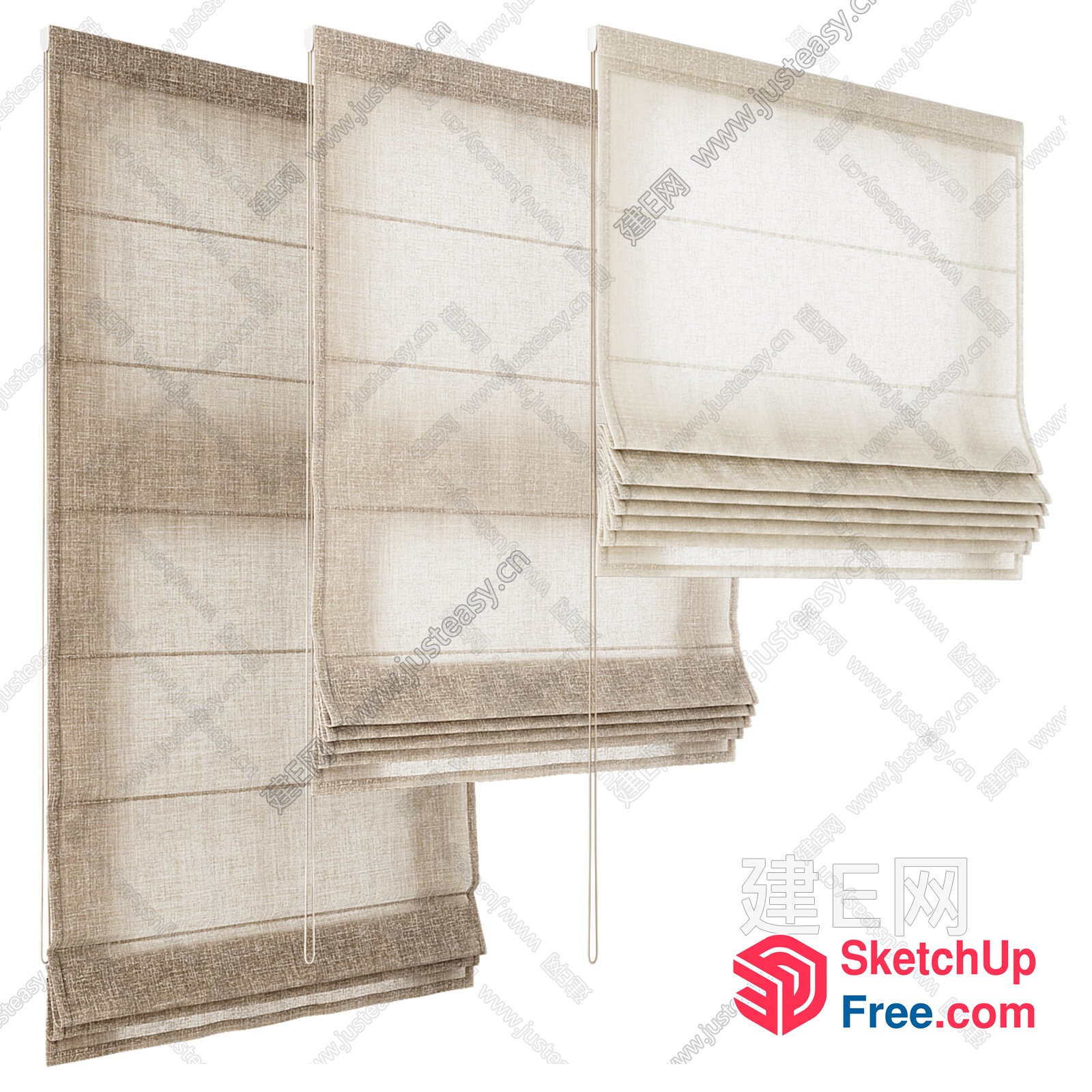 Window Shades Collection 3D SketchUp File