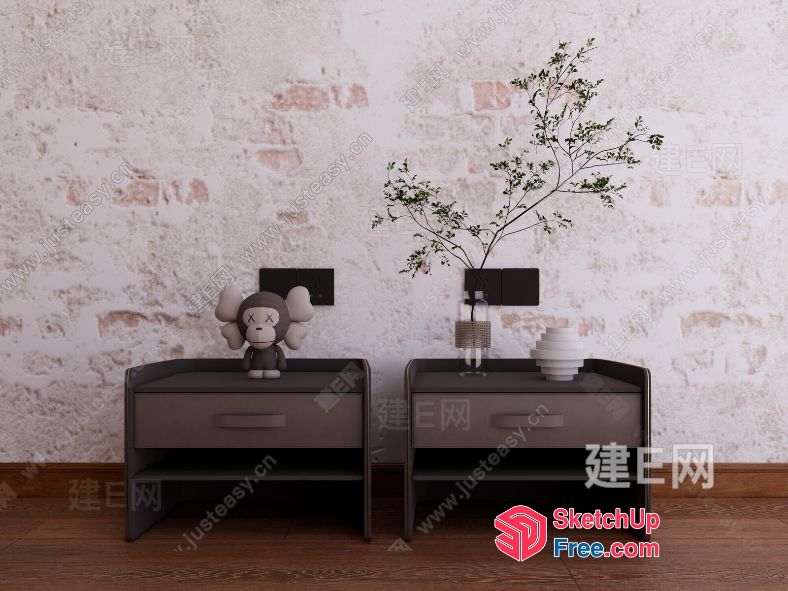 Modern Minimalist Interior Design 3D SketchUp File