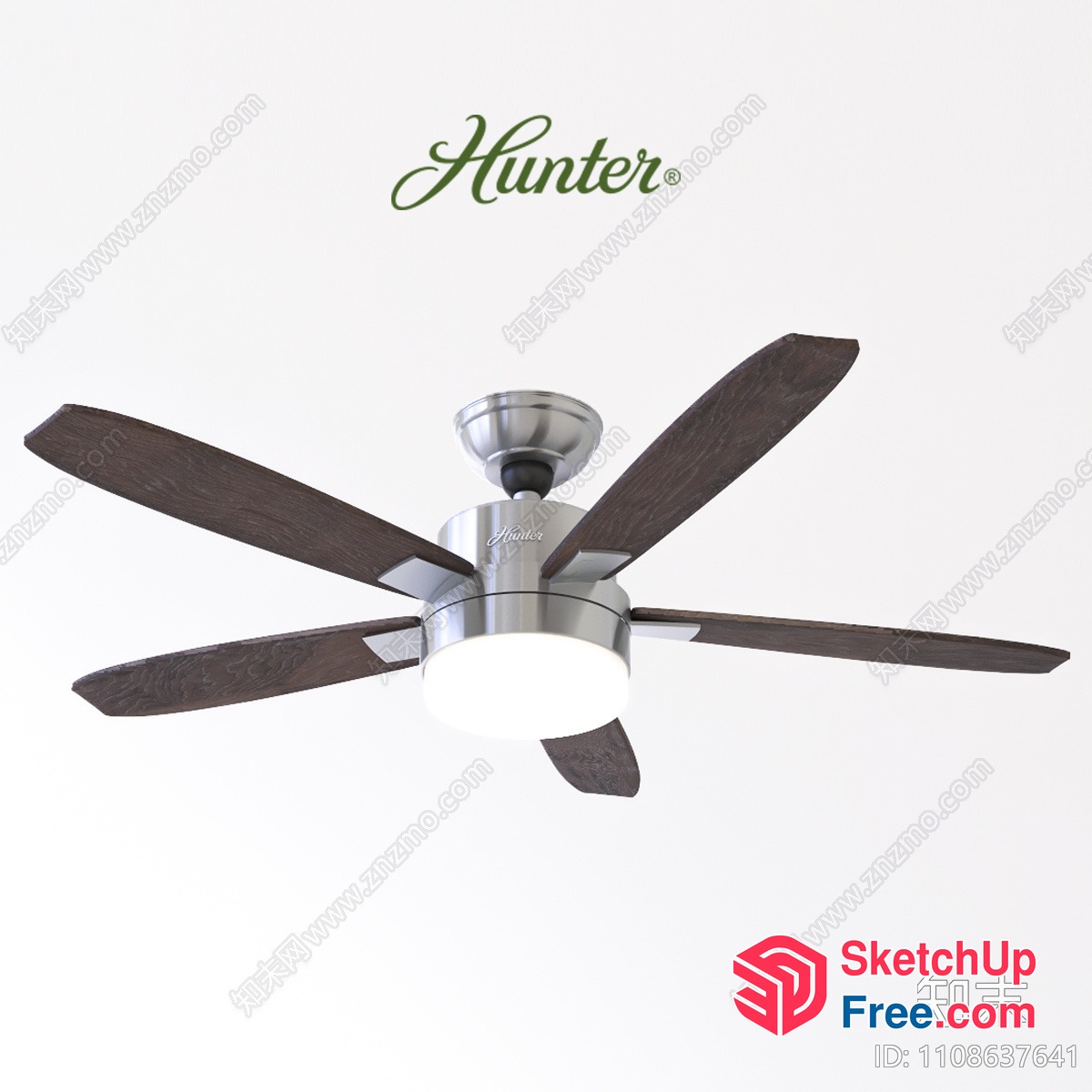 Hunter Ceiling Fan 3D SketchUp File