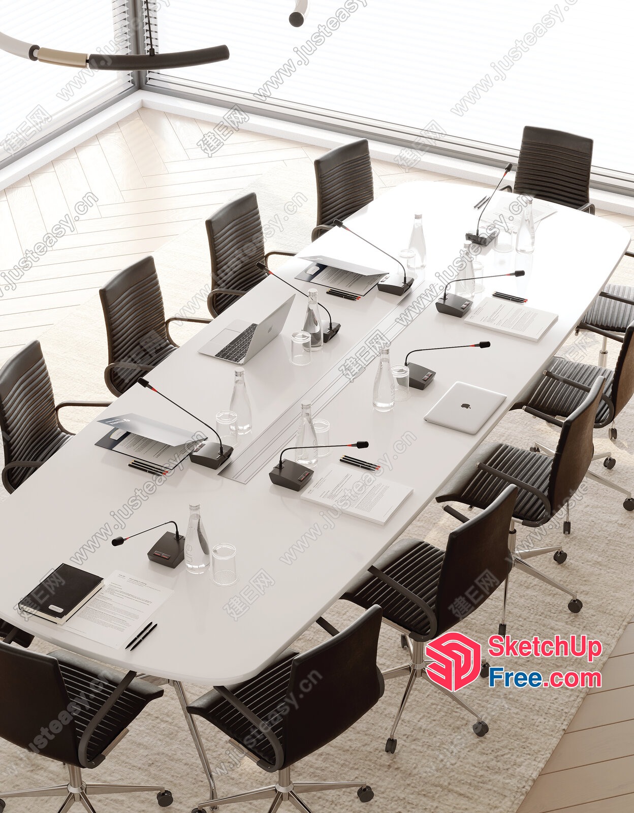 Modern Office Conference Room 3D SketchUp File