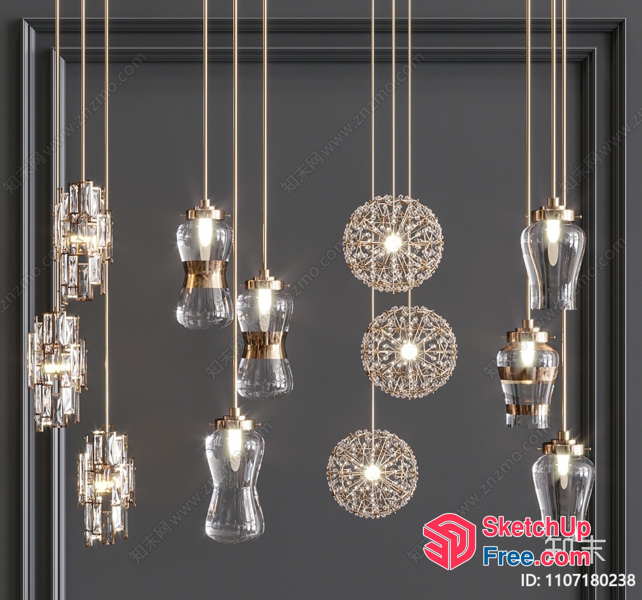 Elegant Lighting Fixtures 3D SketchUp File