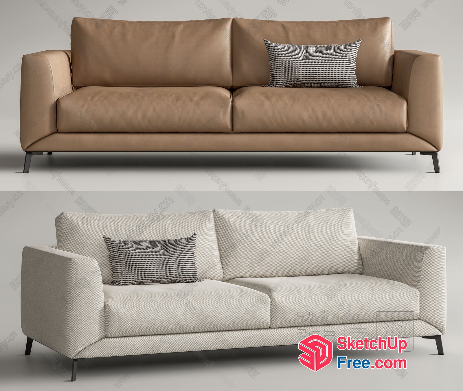 Contemporary Modern Sofa Designs 3D SketchUp File