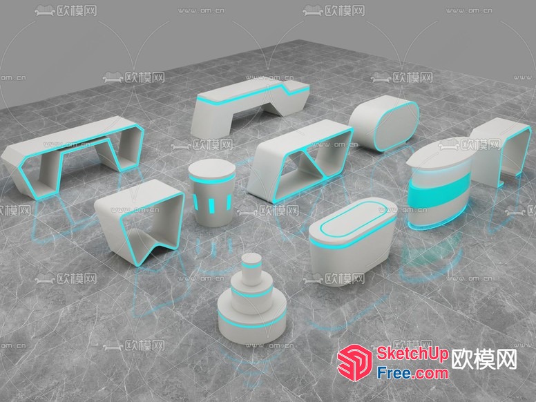 Modern Furniture Collection 3D SketchUp File