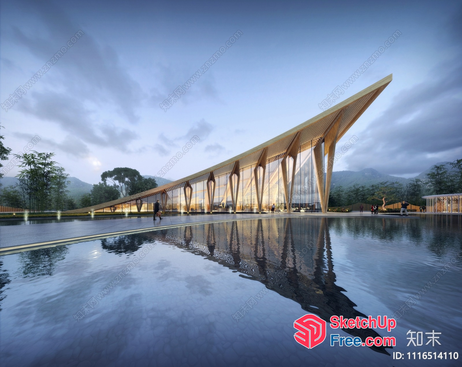 Futuristic Architectural Masterpiece 3D SketchUp File