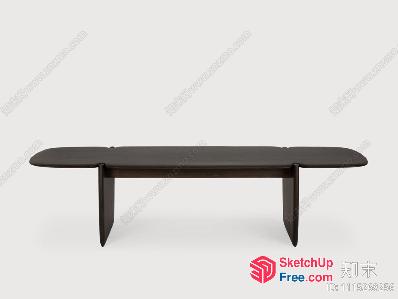 Modern Minimalist Japanese Style Coffee Table 3D SketchUp File