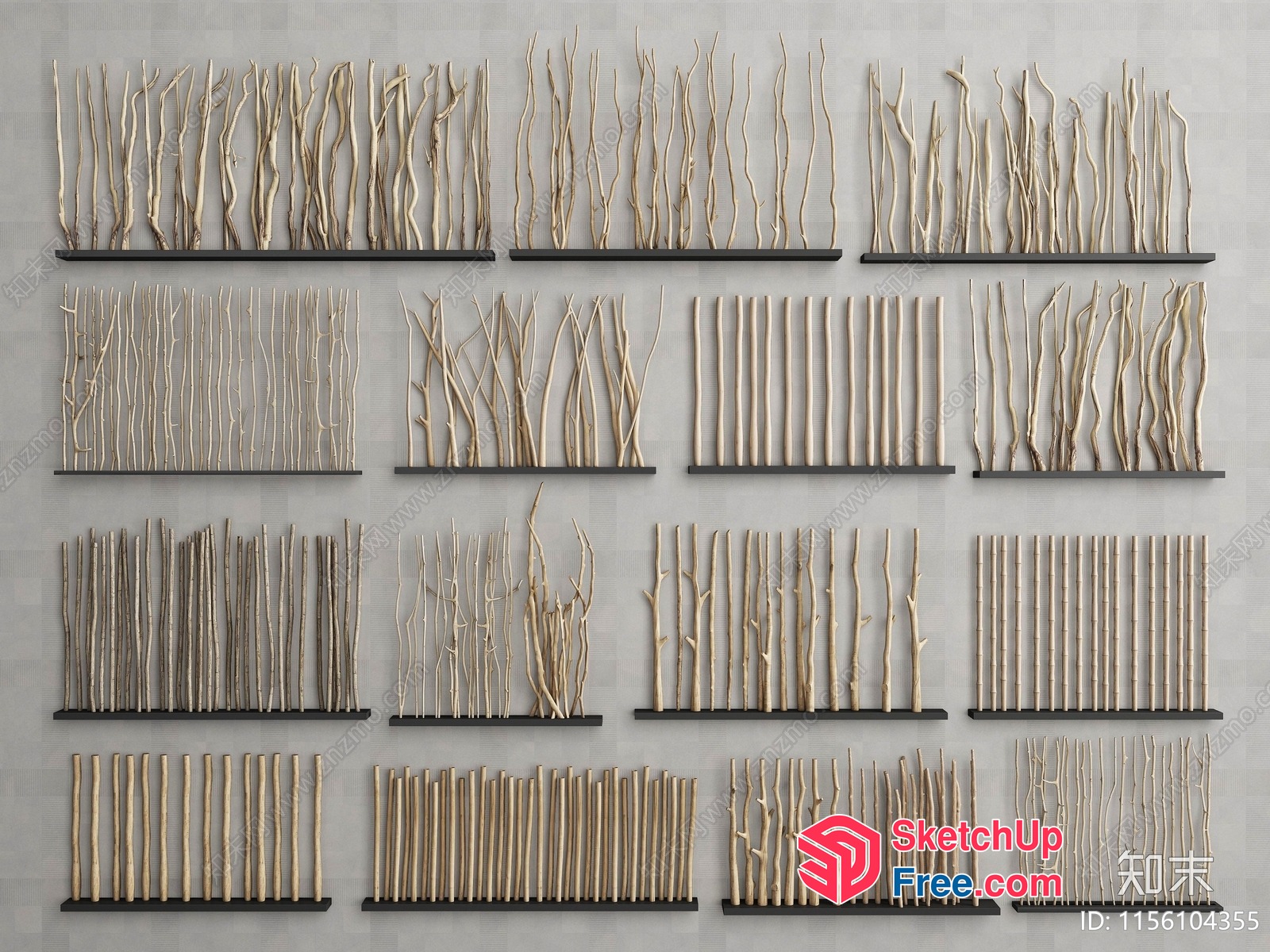 Modern Decorative Wall Art 3D SketchUp File