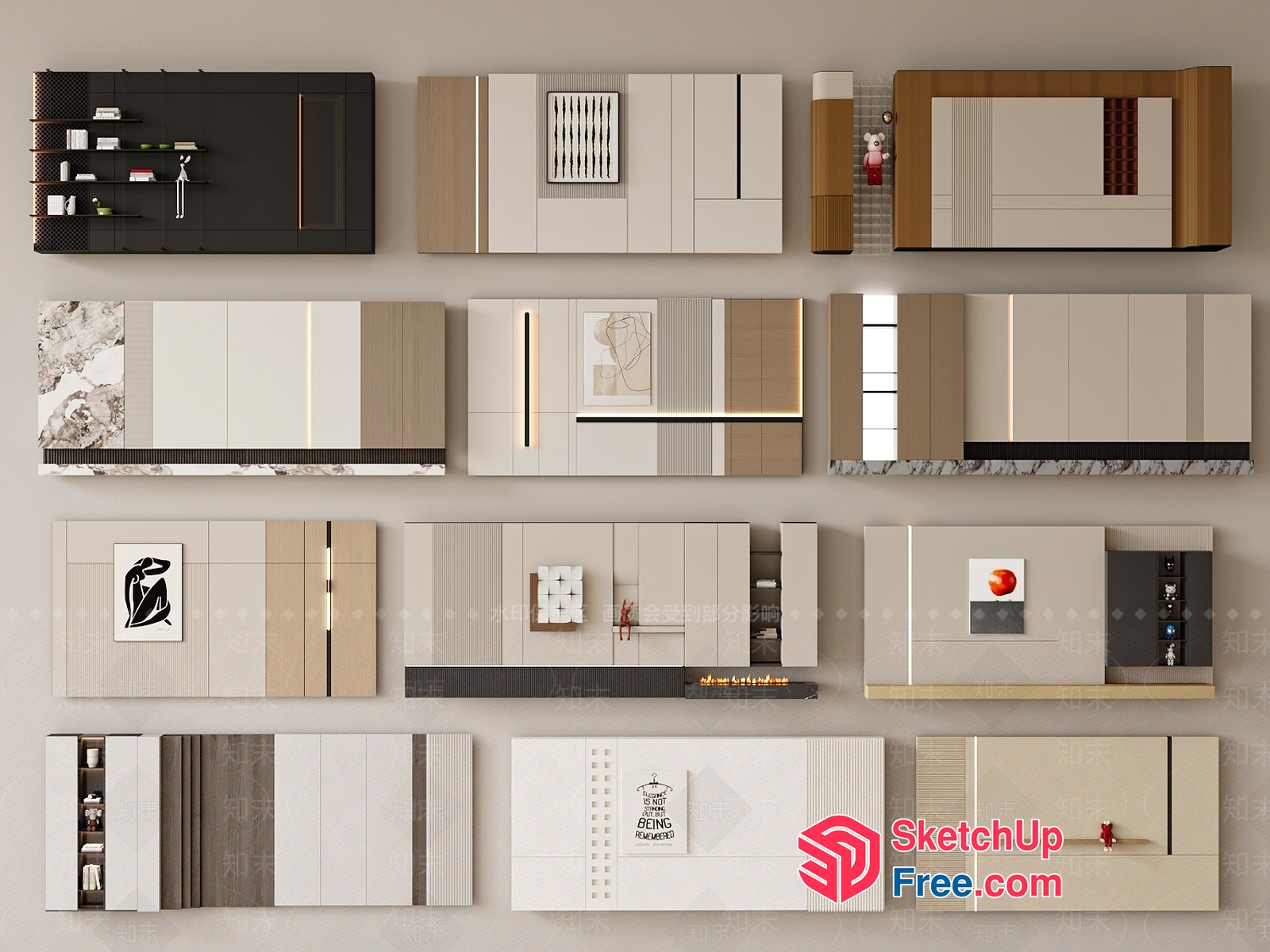 Modern Furniture Collection 3D SketchUp File