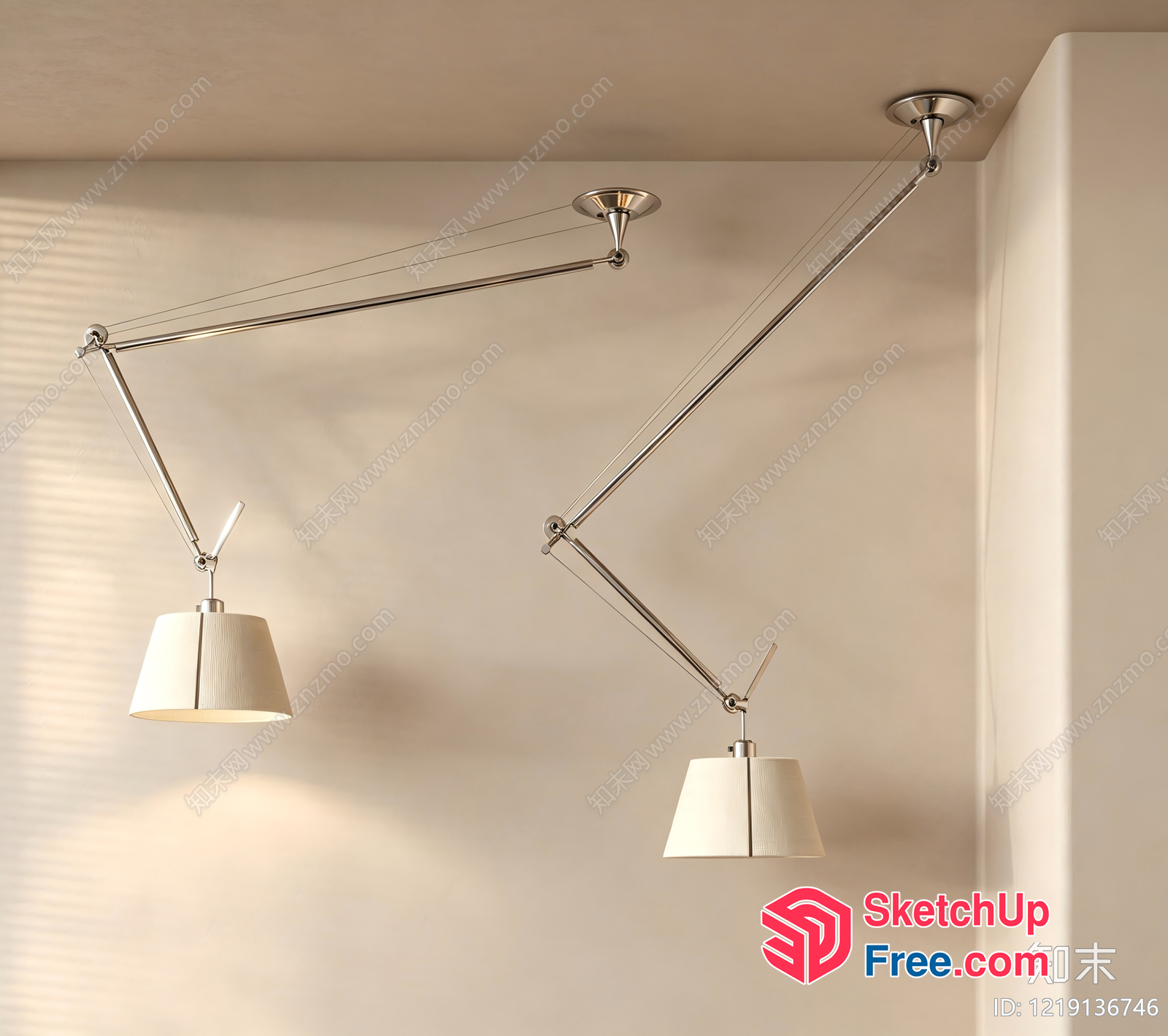 Sleek And Modern Lighting Fixtures 3D SketchUp File