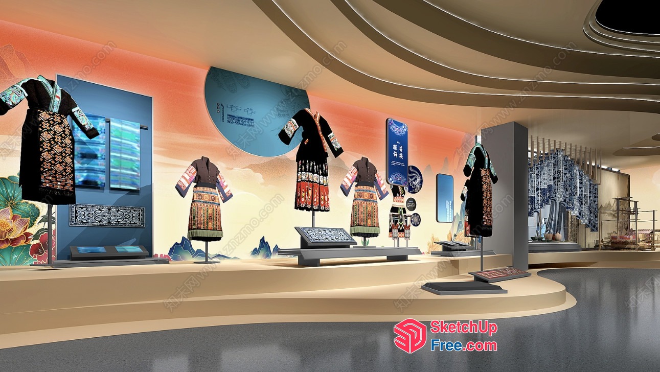 Museum Of Traditional Clothing 3D SketchUp File